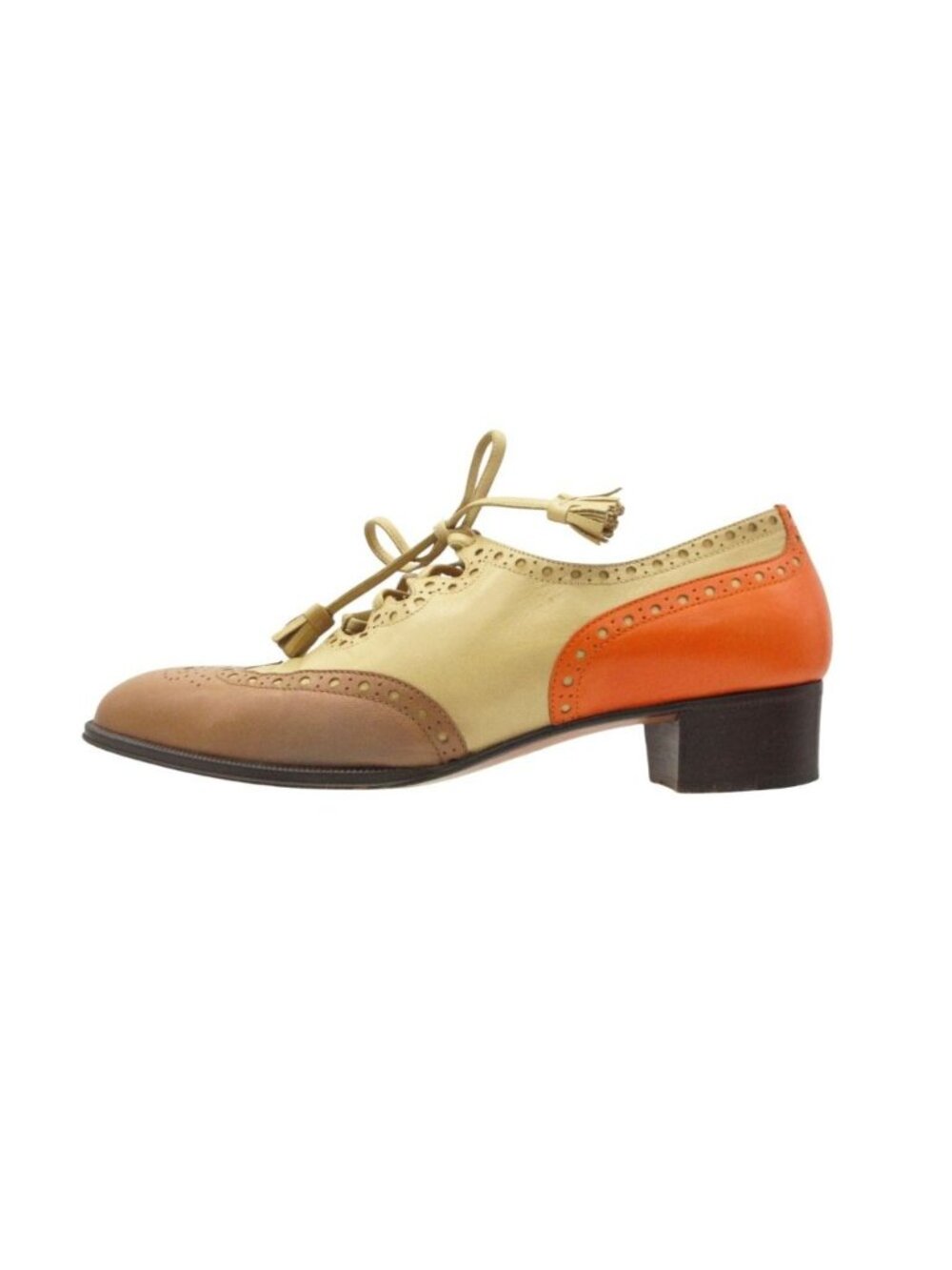 Hermes Dress Shoes Gili Leather Tassel Shu Beige